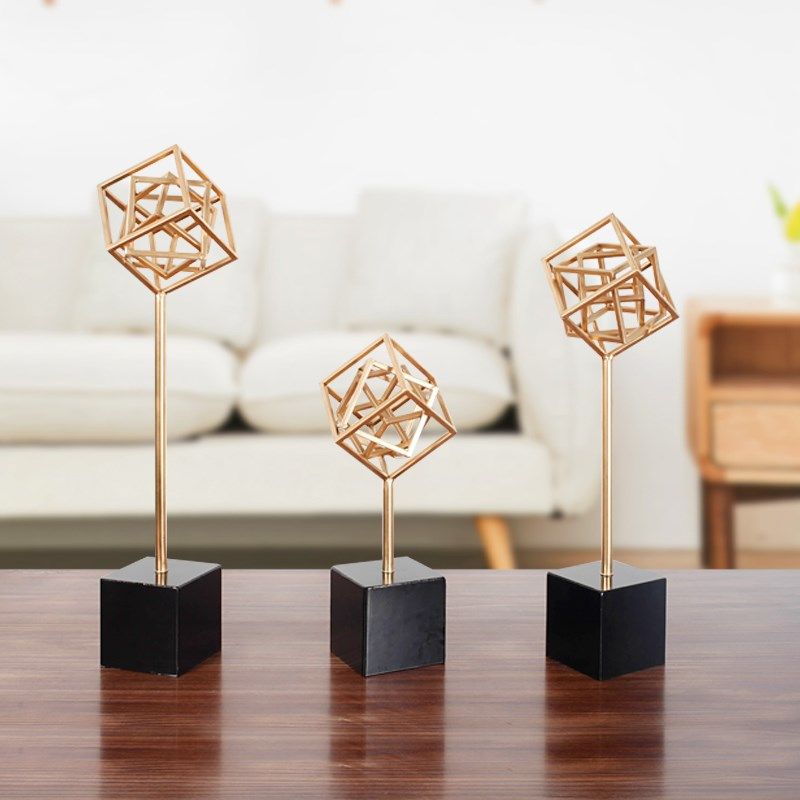 铁艺金属几何办公室软装摆设创意样板桌面书房客厅雕塑装饰品,家居饰品,桌面摆件,淘宝优惠券,粉丝福利购,淘宝优惠卷