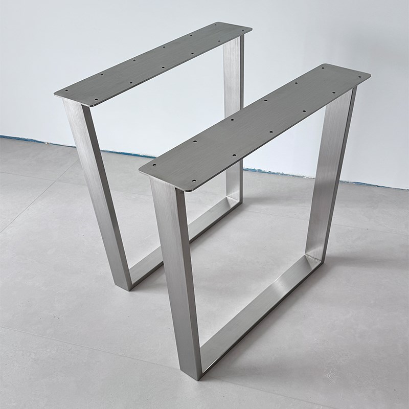 实木大板支架桌脚锈钢桌腿桌子腿餐台脚支架吧台腿支撑腿书桌脚