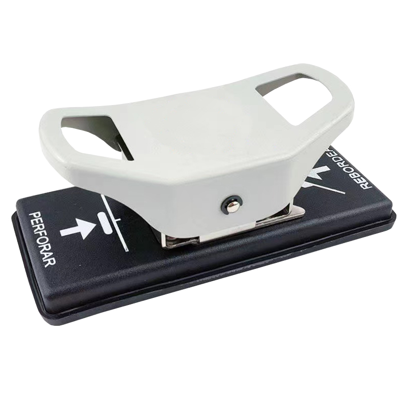 PC证件卡工作牌打孔器 倒角器按压式钻孔器扁孔圆角图文广告工具