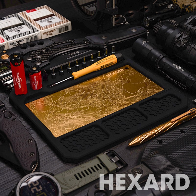 [PRITAC] Hexard PW02 个人工作维修垫 EDC托盘 工具保养垫收纳盘