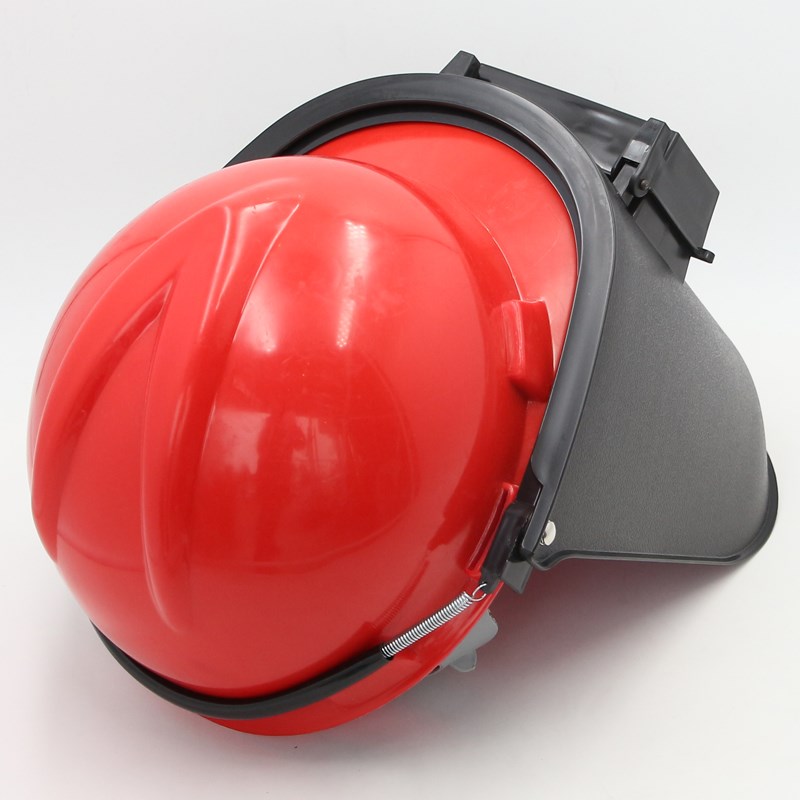 蓝鹰6PA2电焊面罩紫外线配帽式可掀开高空面罩劳保头戴式焊接防护