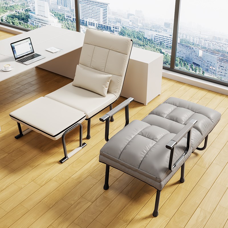 折叠躺椅办公室午休午睡单人床夏季可躺可坐两用椅子靠背沙发座椅