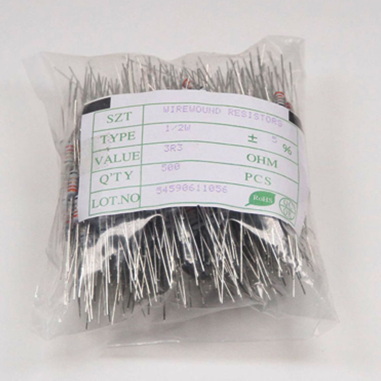 KNP 5W 保险丝式 绕线电阻 0.1R 1R 2R 10R 15R 20R 30R 47R 68R