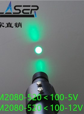 绿色粗光束激光模组2nm 激光炮草绿色装饰灯雨帘粗光斑HLM2
