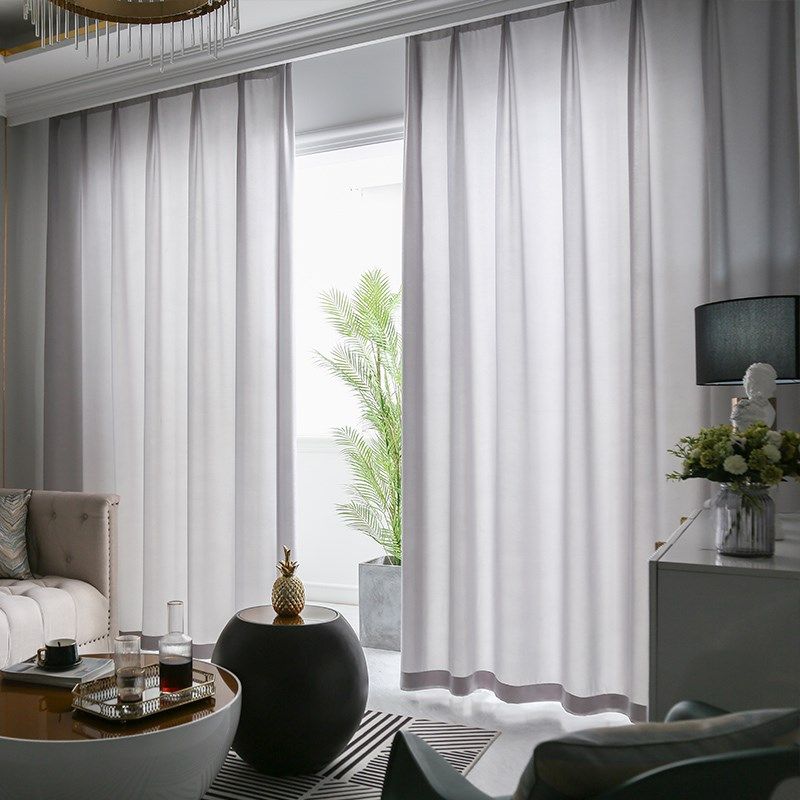 高档中式窗纱纱帘防蚊白色窗帘纱成品定制客厅透光防尘梦幻简约纱,居家布艺,定制窗帘,淘宝优惠券,粉丝福利购,淘宝优惠卷