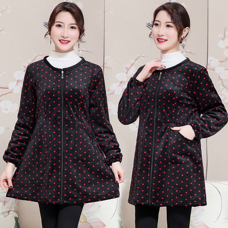 成人罩衣女秋冬季厨房防脏围裙水晶绒加绒加厚外套中长款洋气大褂,童装/婴儿装/亲子装,反穿衣/罩衣,淘宝优惠券,粉丝福利购,淘宝优惠卷