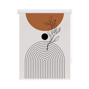 厨房卫生间手拉升降防晒遮阳免打孔安装 卷帘窗帘隔热 全遮光卷拉式