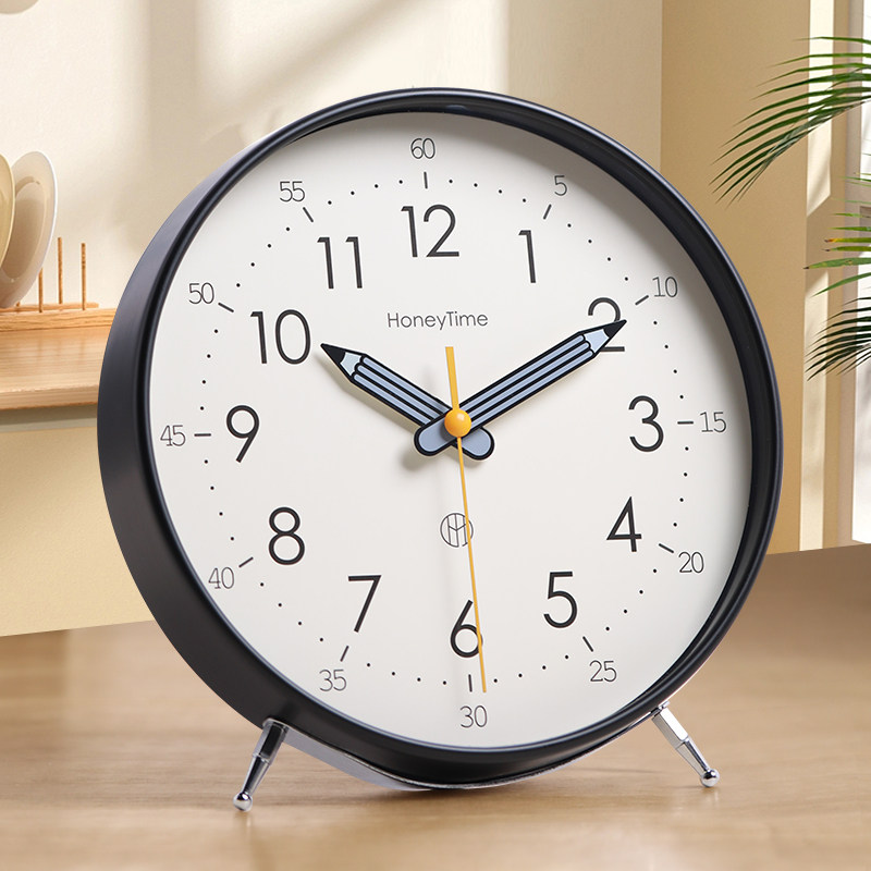 桌面时钟摆台式座钟家用台钟钟表摆件摆放式客厅静音新款2023摆钟,家居饰品,座钟,淘宝优惠券,粉丝福利购,淘宝优惠卷