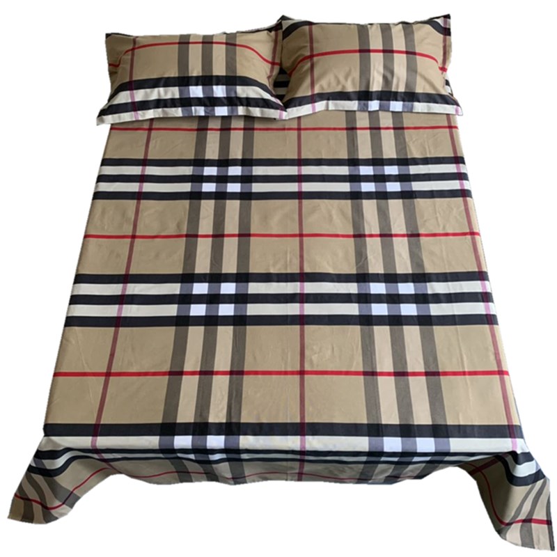 老粗布床单单件三件套全棉老式学生宿舍格子纯棉炕单防滑帆布被单