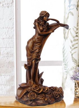 创意红酒架摆件客厅酒柜装饰品葡萄酒架欧式摆设美女酒托乔迁礼物