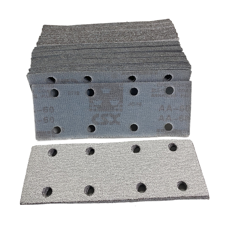 意大利长方形白砂纸*9 手推板植绒片白砂纸研磨抛光砂