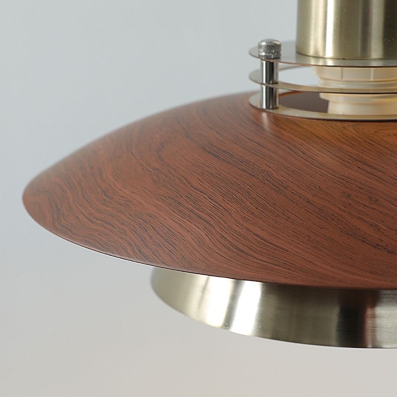 中古风餐厅吊灯可移动升降悬停轨道灯创意现代饭餐厅护眼灯具