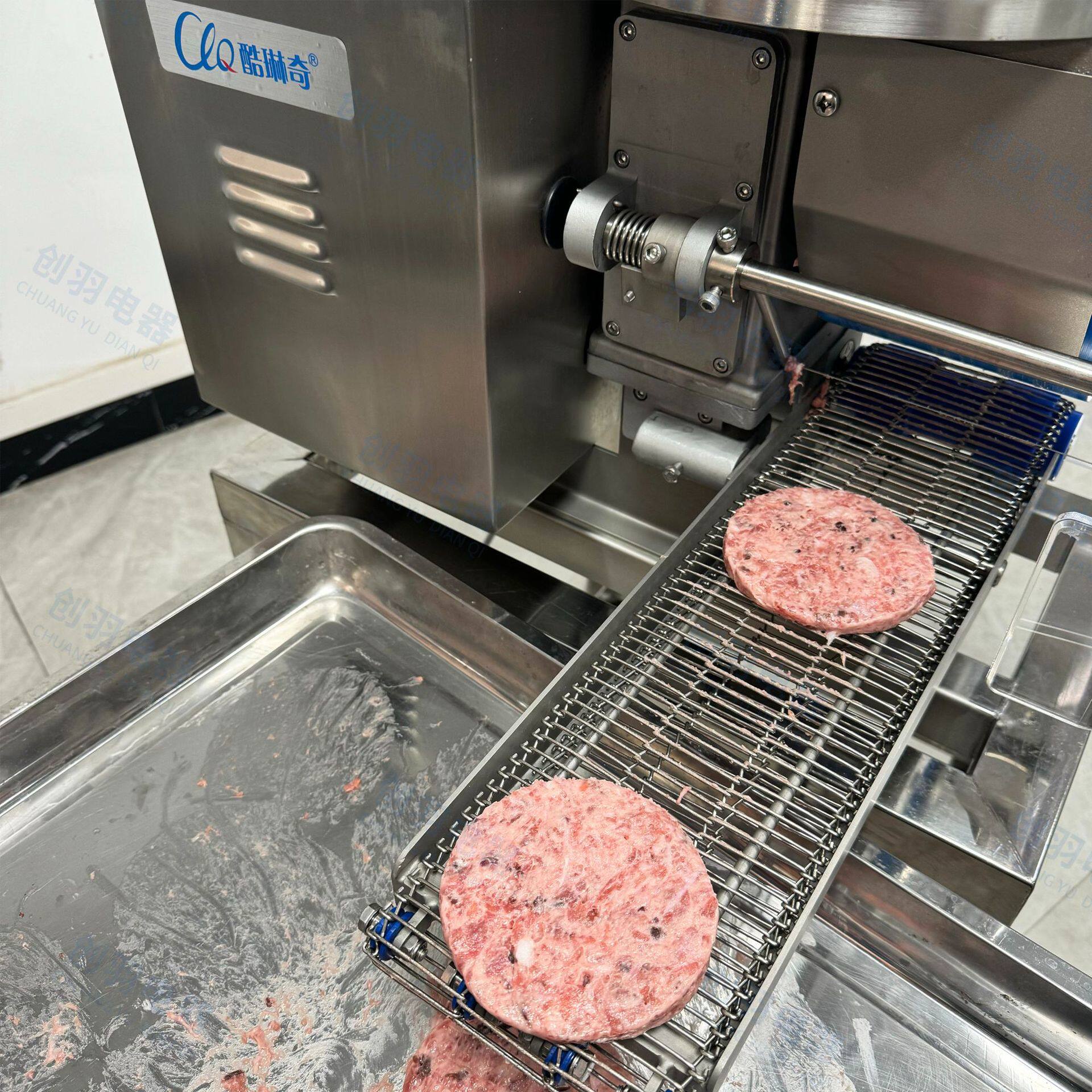 高端早餐玉米胡萝卜猪肉饼机大产量不锈钢肉制品牛肉饼成型机