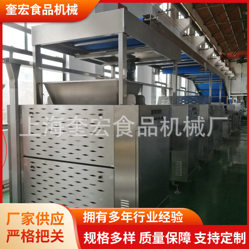 多功能全自动饼干加工生产线 小型自动饼干设备 韧性花式饼干机