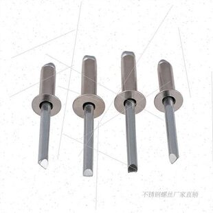 304不锈钢沉头 6x8x10x12x14x16x18x20x25 平头抽芯铆钉 拉钉M4M5