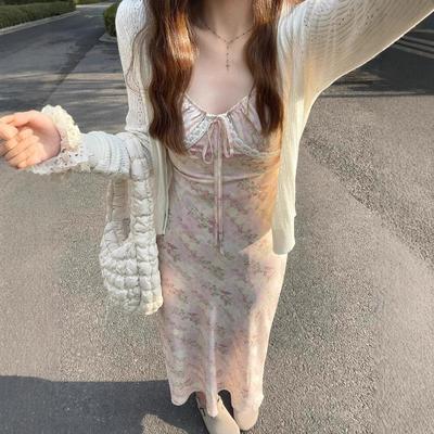 2025新款新款法式夏季薄款镂空防晒开衫女白色短款外搭针织上衣空