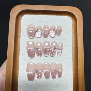 no退no换 F07手工穿戴美甲猫眼 默认微瑕 包邮 每晚八点直播 三单