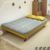 科技布艺沙发床两用单三实木客厅现代小户型