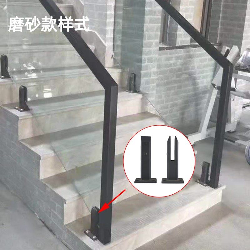 玻璃泳池夹免打孔落地固定夹楼梯阳台栏杆扶手玻璃底座,基础建材,玻璃夹,淘宝优惠券,粉丝福利购,淘宝优惠卷