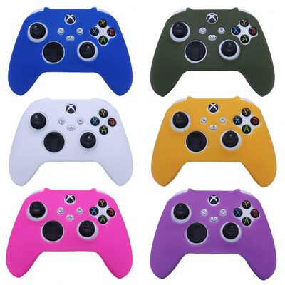 Xbox Series手柄硅胶套防滑耐磨Series S/X线手柄保护套XSX单色套