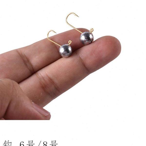 盒装四倍加强根钓铅头钩微物路亚T尾卷尾鳜鱼鲈鱼黑坑软饵铅头钩,户外/登山/野营/旅行用品,鱼钩,淘宝优惠券,粉丝福利购,淘宝优惠卷