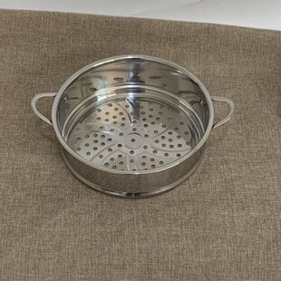 加厚304不锈钢小蒸格小电锅电煮锅蒸屉小奶锅汤锅蒸笼配件16/18cm