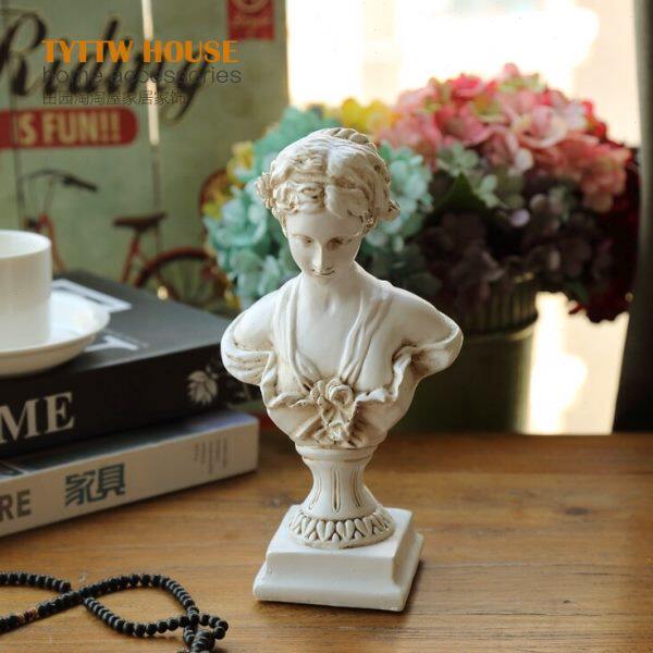 欧式人物树脂摆件 欧式创意维纳斯少女头像艺术雕塑 家居装饰品