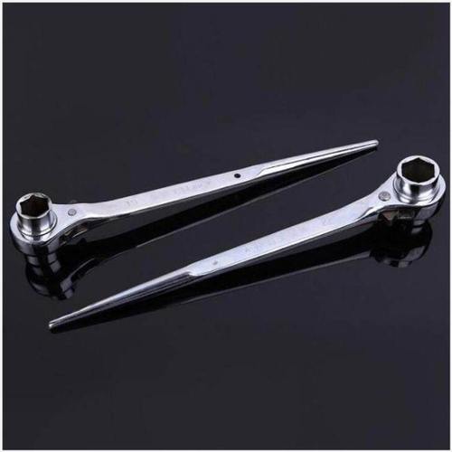 尖尾快速棘轮扳手两用套筒扳手电工扳手架子工扳手快扳