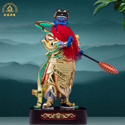 温元帅神像温琼护法四大元帅马元帅赵康元帅精品树脂家居桌面摆件