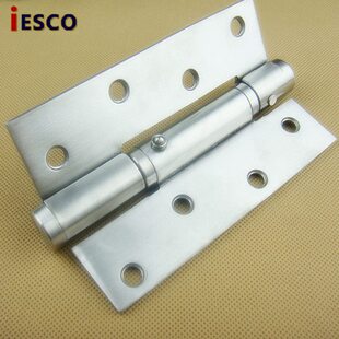 不锈钢隐形门合页 带缓冲定位闭门合页 不锈钢自关铰链 5寸