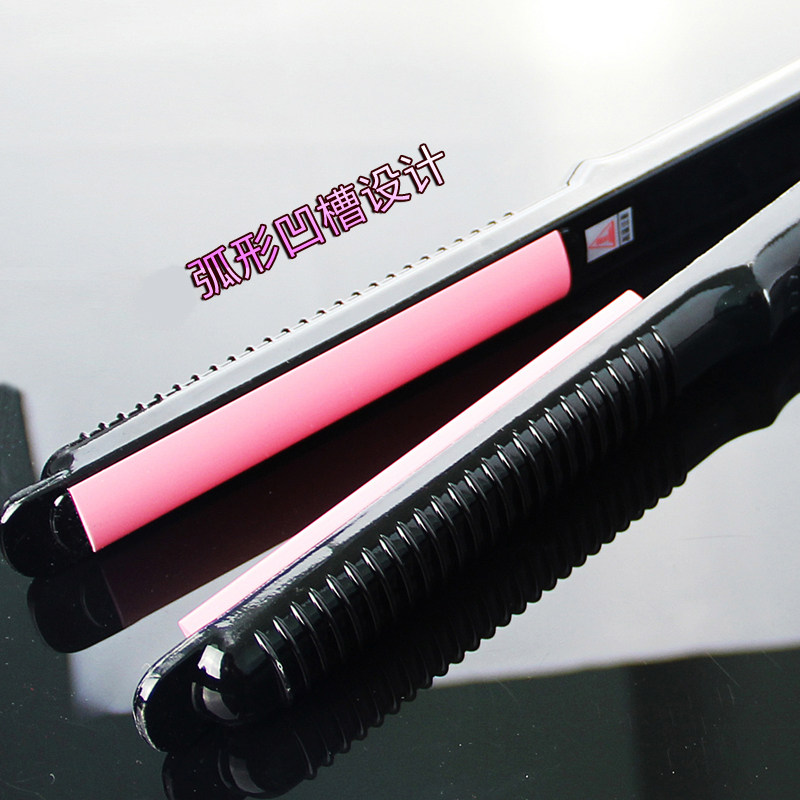 卷直发器凹凸U型弧形夹板空气刘海C弯发尾内扣梨花头离子烫卷发棒