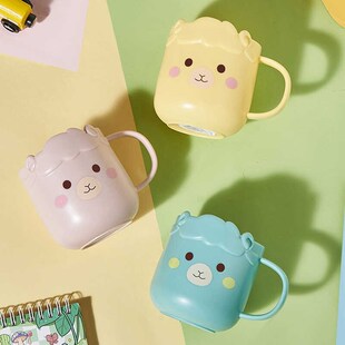 儿童漱口杯女孩男孩高颜值卡通可爱风女童女宝小公主刷牙杯子牙缸