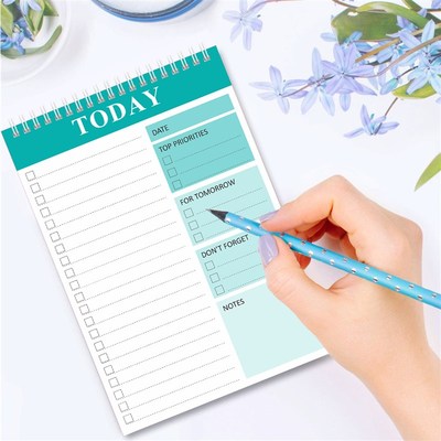 2024桌面简约每周计划线圈本目标效率日程管理行程自律打卡记事本