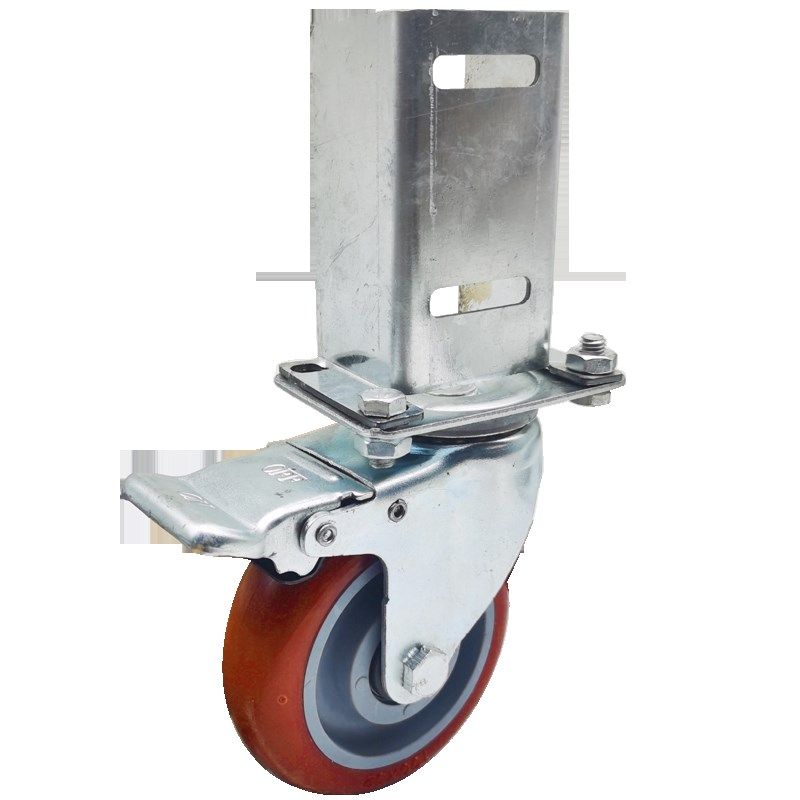 重型多层货架用万向轮聚氨酯包胶大承重U型C型仓库脚轮有刹车轮子,基础建材,脚轮/万向轮,淘宝优惠券,粉丝福利购,淘宝优惠卷