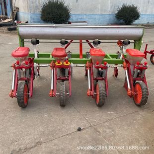 4行玉米悬浮式免耕施肥播种机 两行玉米播种机免耕花生施肥播种机