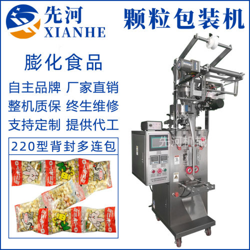 活性炭干燥剂糖果瓜子坚果自动食品颗粒全自动立式背封包装机