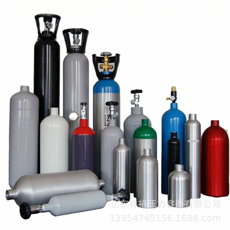 1L、2L、8L、11L、12L高压铝合金潜水瓶、潜水阀门、底座