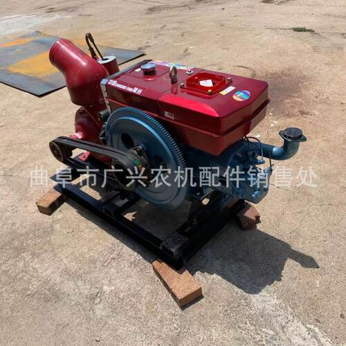 柴油机25马力抽水泵流量小型拖车式抽水泵排涝用680立方抽水泵