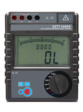 2500V高压绝缘电阻表 200GΩ手持式绝缘电阻检测表 XZTY3460A