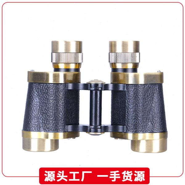 62式8*30复古青铜双筒望远镜高清高倍坐标测距户外便携防震望远镜