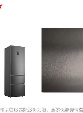 DX51D炫灰仿不锈钢金属拉丝纹路彩钢覆膜钢板冰箱门板装饰VCM板