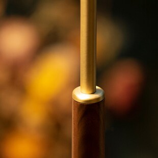 风琴落地灯 ziil复古客厅羊皮纸设计感落地台灯卧室氛围灯具