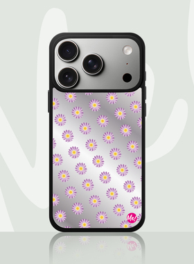 iPhone 17 Pro Max手机壳 磁吸无线充电 镜面小雏菊 防摔镜头保护 原创设计 MagSafe兼容