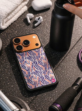 CASE 适用iPhone17ProMax手机壳苹果17Air银色镜面虎纹磁吸高级感防摔保护套