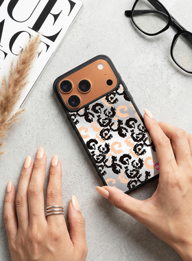 CASE 适用iPhone 17 Pro Max镜面手机壳 星宇橙猎纹17 Air新款高级感INS风 磁吸防摔保护套个性