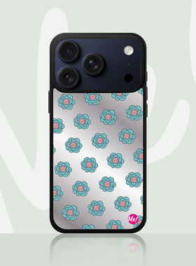 CASE iPhone 17 Pro Max 镜面花花保护壳 MagSafe 磁吸 无线充电 防摔 原创设计