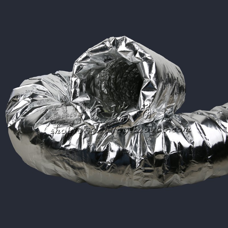 中央空调风管软管层铝箔管保温管伸缩排风防潮送风管螺旋通风管