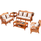 藤椅沙发客厅藤沙发五件藤竹沙发实木沙发藤木沙发藤编家具