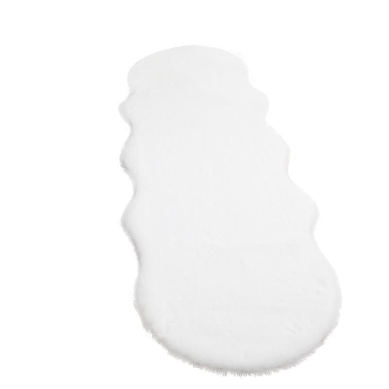 仿兔毛卧室床边地毯客厅飘窗垫茶几毛毛绒地垫衣帽间床前床头尾垫