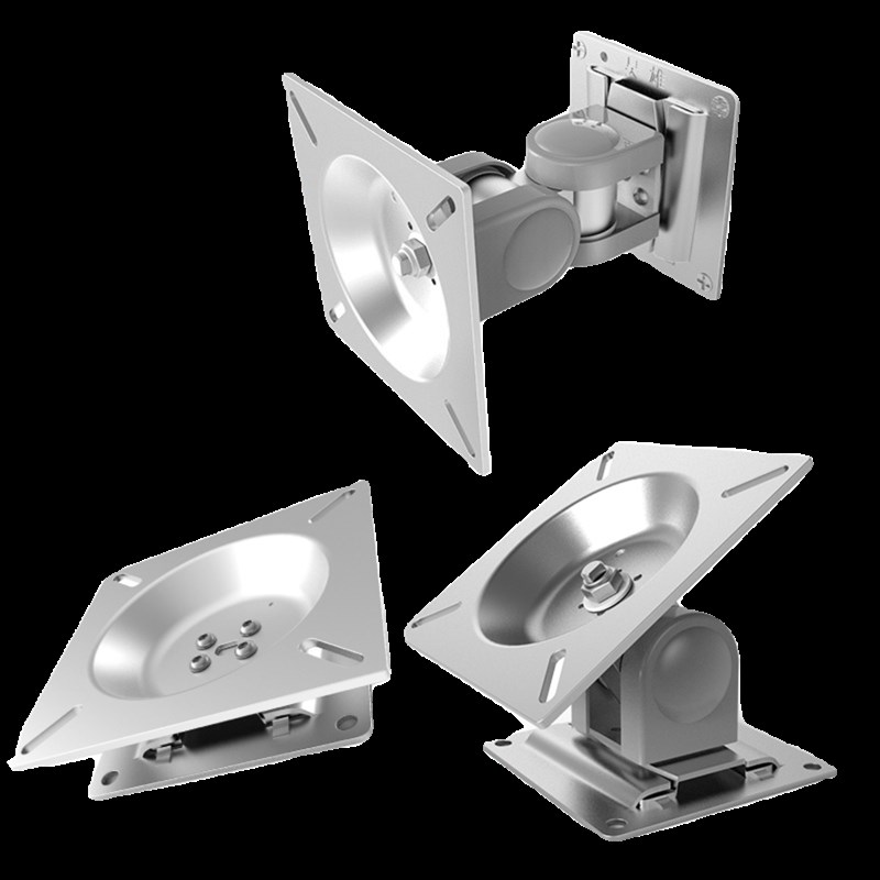 昊雄显示器支架电视挂架铝合金挂墙打孔安装VESA万向旋转支架